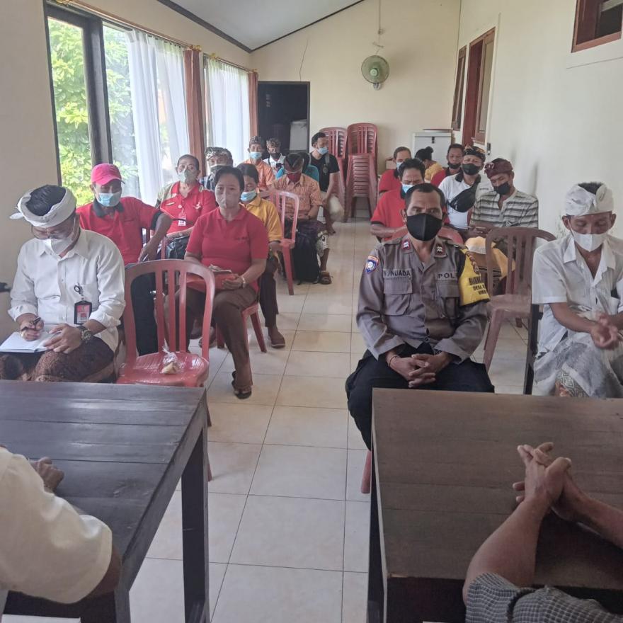 RAPAT PEMBENTUKAN PANITIA PELAKSANAAN BULAN BAHASA IV TAHUN 2022 DESA DINAS DAN DESA ADAT SELABIH