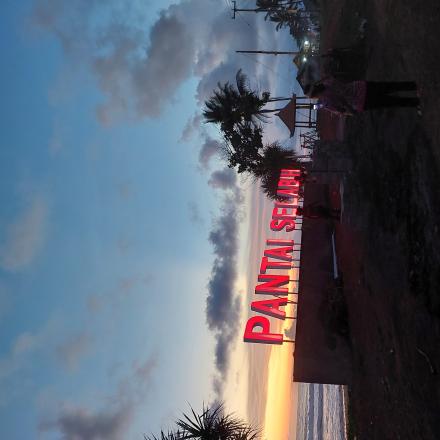 Panorama senja dipantai Selabih